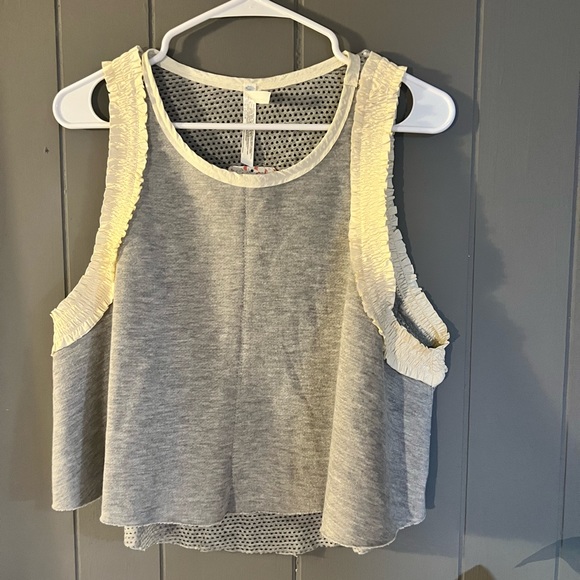 FP Movement by Free People Tops - Free People Movement gray crop top